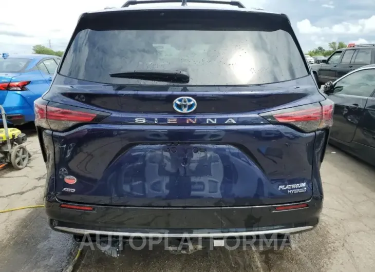 TOYOTA SIENNA LIM 2022 vin 5TDESKFCXNS056965 from auto auction Copart