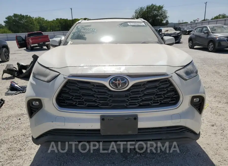 TOYOTA HIGHLANDER 2021 vin 5TDGZRBH8MS141283 from auto auction Copart