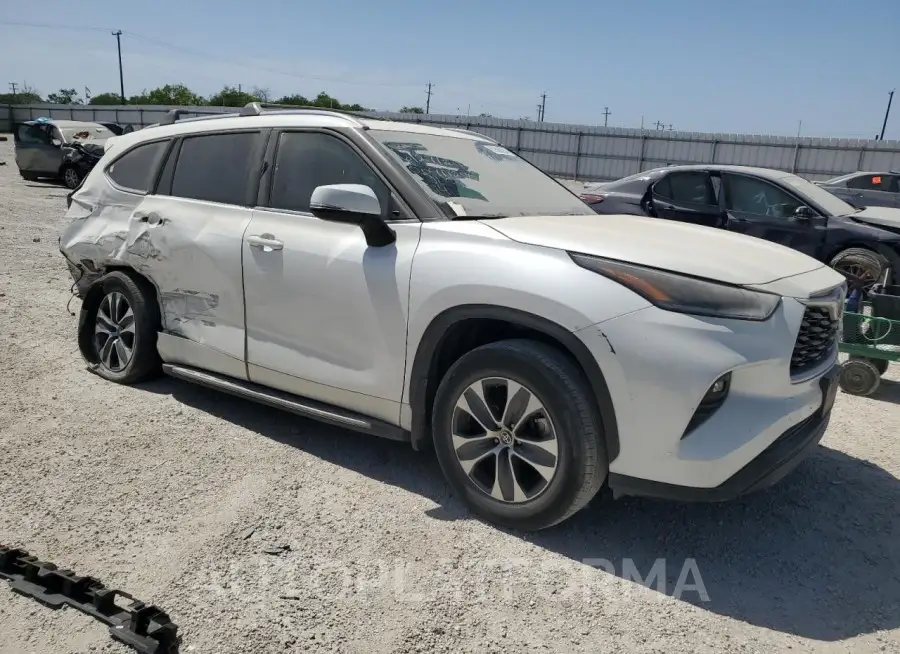 TOYOTA HIGHLANDER 2021 vin 5TDGZRBH8MS141283 from auto auction Copart