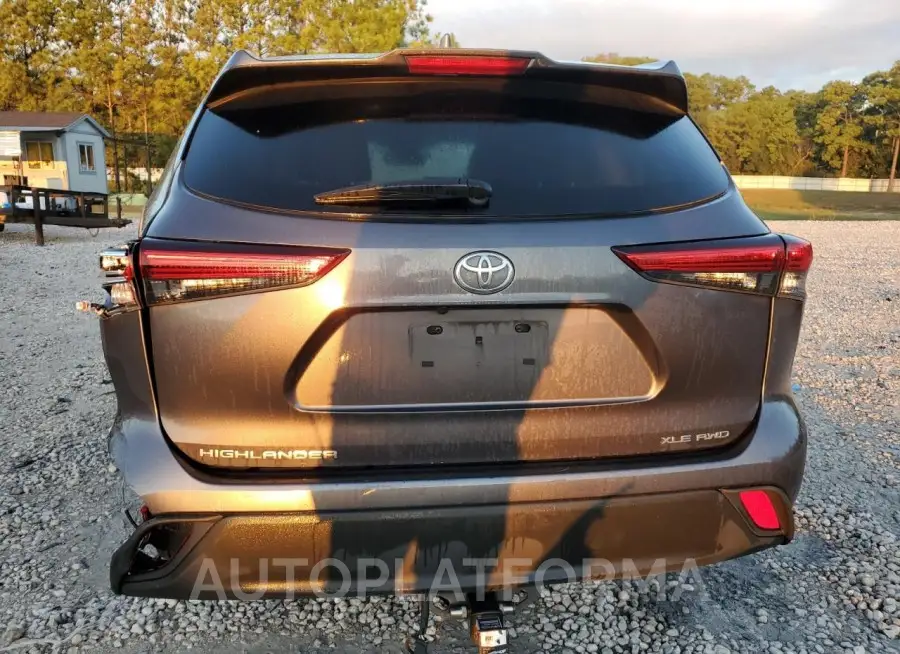 TOYOTA HIGHLANDER 2020 vin 5TDGZRBHXLS035075 from auto auction Copart