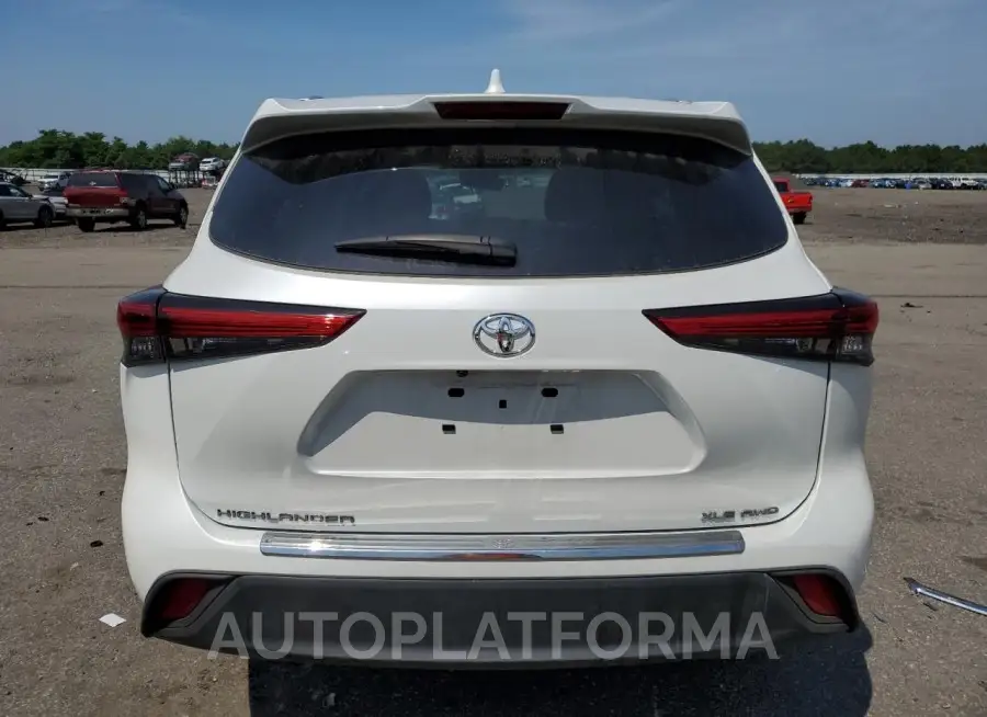 TOYOTA HIGHLANDER 2022 vin 5TDHZRBH2NS224505 from auto auction Copart