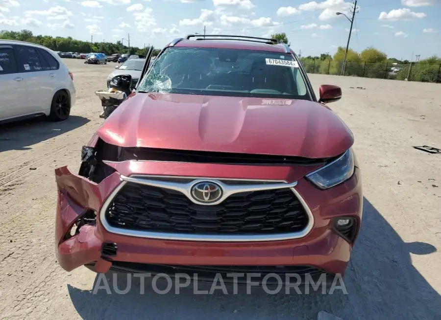 TOYOTA HIGHLANDER 2021 vin 5TDHZRBH4MS070166 from auto auction Copart