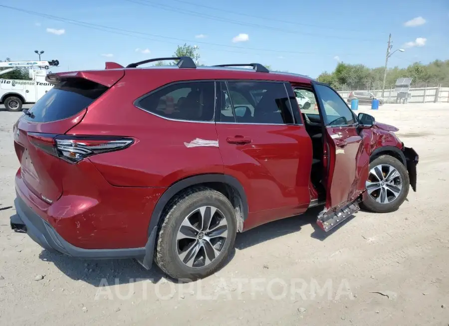 TOYOTA HIGHLANDER 2021 vin 5TDHZRBH4MS070166 from auto auction Copart