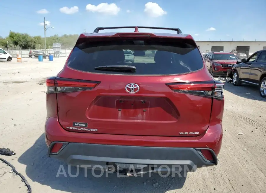 TOYOTA HIGHLANDER 2021 vin 5TDHZRBH4MS070166 from auto auction Copart