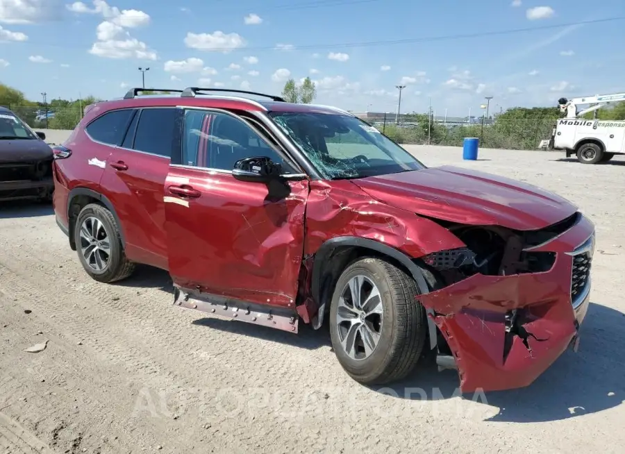 TOYOTA HIGHLANDER 2021 vin 5TDHZRBH4MS070166 from auto auction Copart