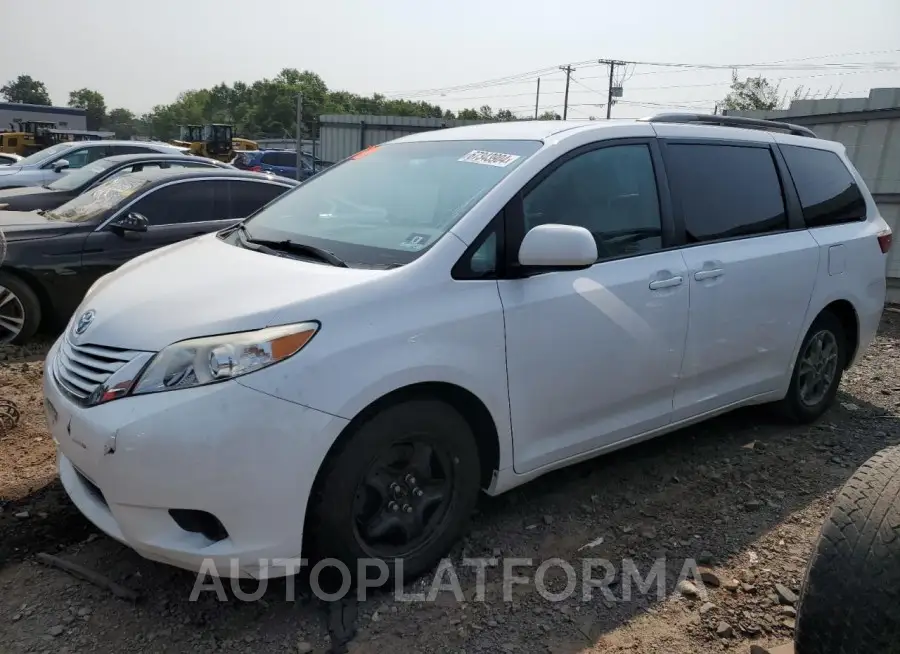 TOYOTA SIENNA LE 2015 vin 5TDJK3DC1FS095291 from auto auction Copart