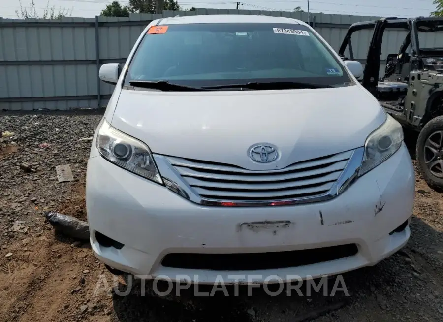 TOYOTA SIENNA LE 2015 vin 5TDJK3DC1FS095291 from auto auction Copart