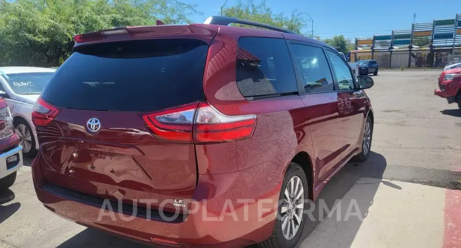 TOYOTA SIENNA LE 2020 vin 5TDJZ3DC5LS246771 from auto auction Copart