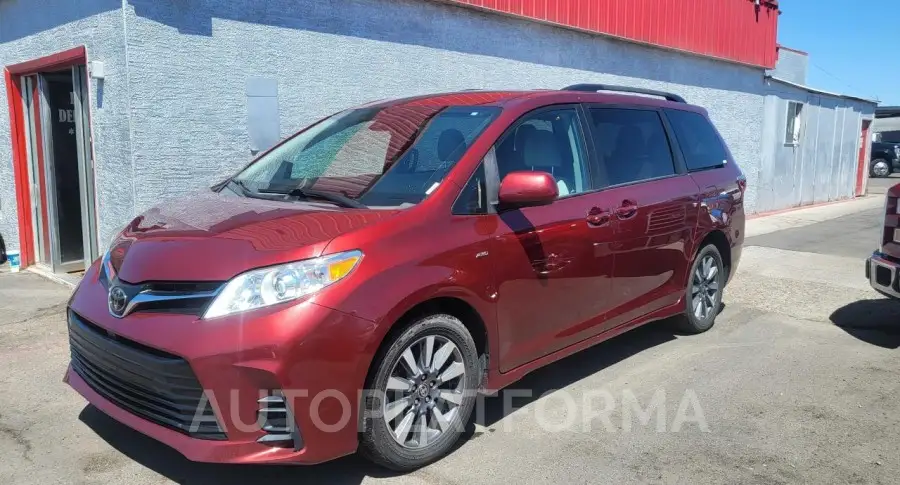 TOYOTA SIENNA LE 2020 vin 5TDJZ3DC5LS246771 from auto auction Copart