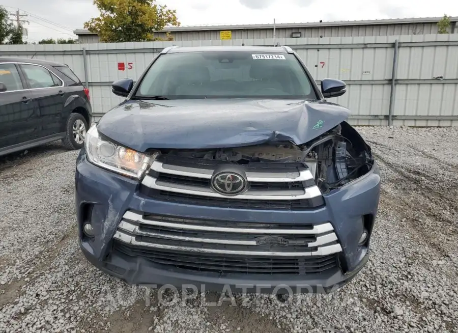 TOYOTA HIGHLANDER 2017 vin 5TDJZRFH0HS454611 from auto auction Copart