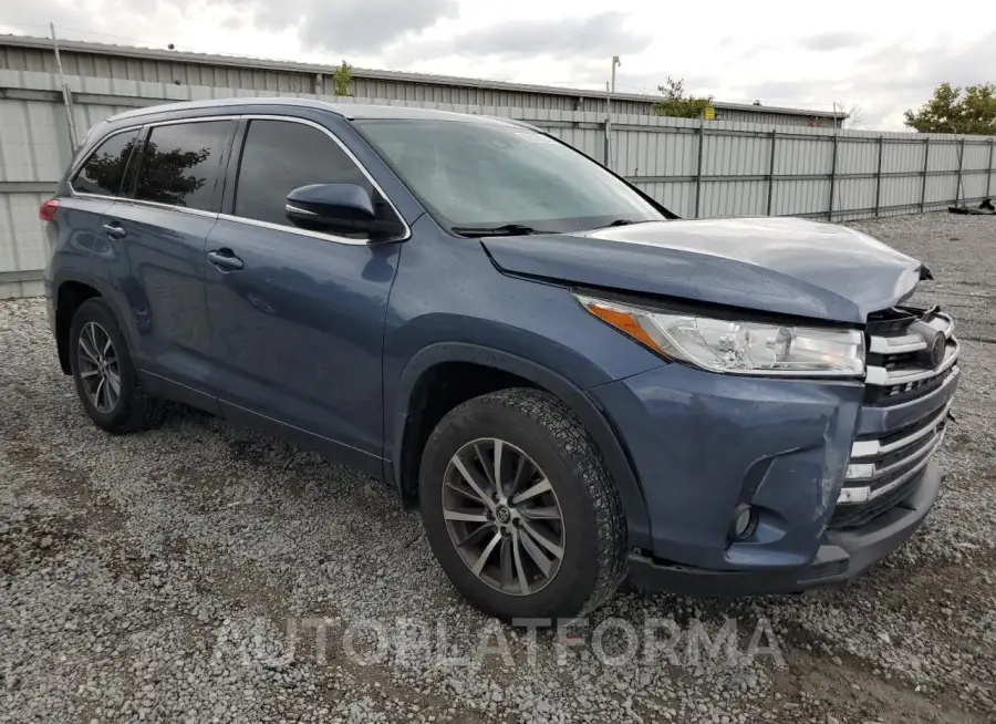 TOYOTA HIGHLANDER 2017 vin 5TDJZRFH0HS454611 from auto auction Copart