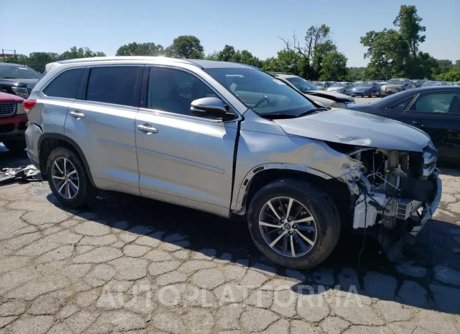 TOYOTA HIGHLANDER 2018 vin 5TDJZRFH2JS553291 from auto auction Copart