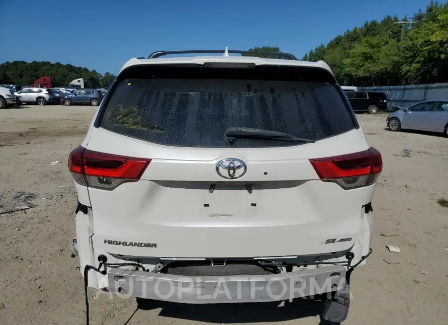 TOYOTA HIGHLANDER 2017 vin 5TDJZRFH6HS513872 from auto auction Copart