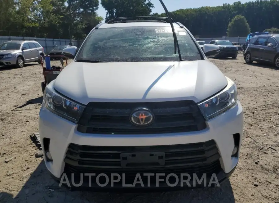 TOYOTA HIGHLANDER 2017 vin 5TDJZRFH6HS513872 from auto auction Copart