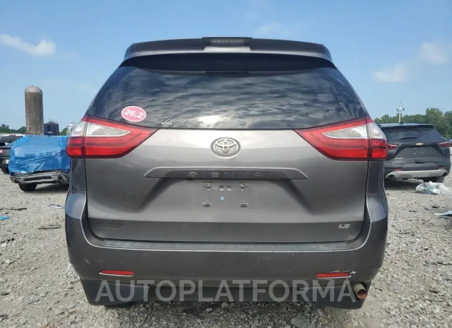 TOYOTA SIENNA LE 2019 vin 5TDKZ3DCXKS010118 from auto auction Copart