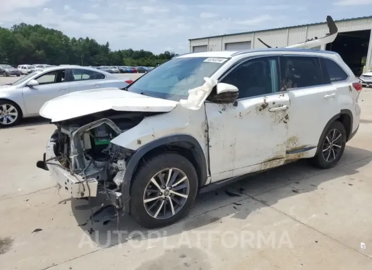 TOYOTA HIGHLANDER 2018 vin 5TDKZRFH7JS529492 from auto auction Copart