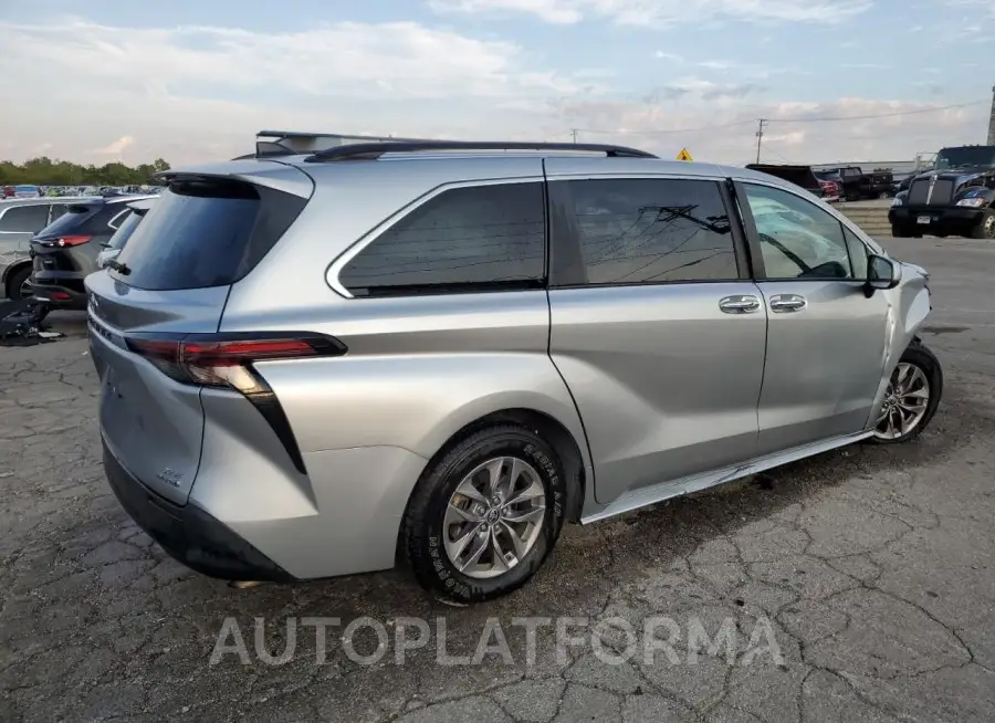 TOYOTA SIENNA XLE 2023 vin 5TDYRKEC9PS164880 from auto auction Copart