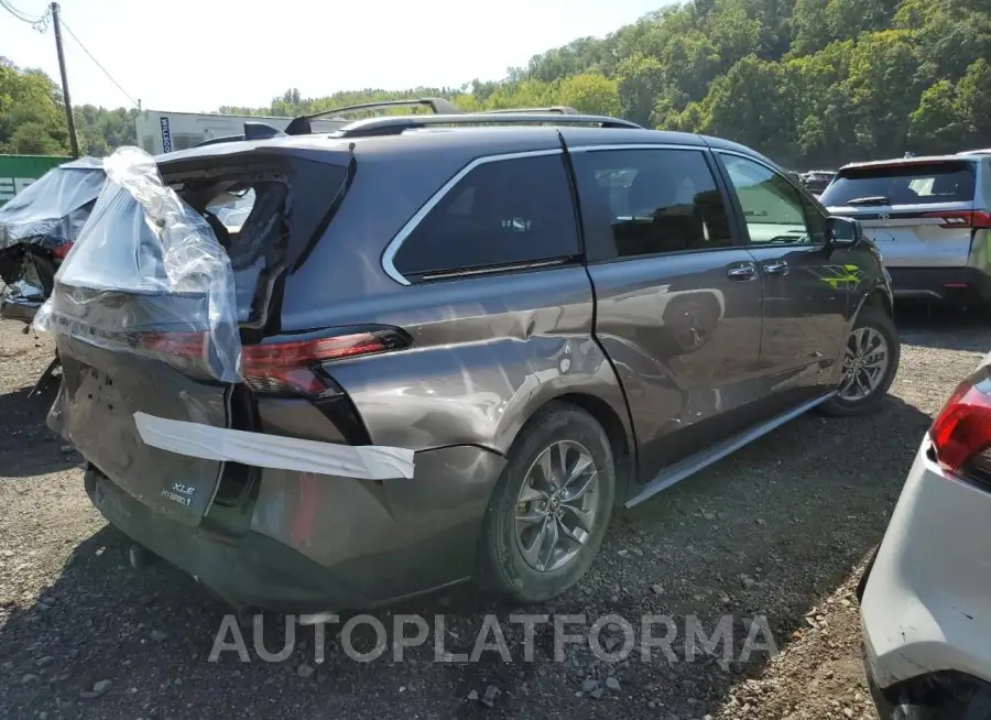 TOYOTA SIENNA XLE 2022 vin 5TDYSKFC7NS073560 from auto auction Copart