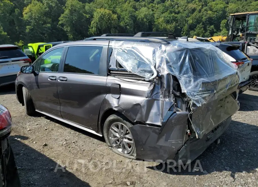 TOYOTA SIENNA XLE 2022 vin 5TDYSKFC7NS073560 from auto auction Copart