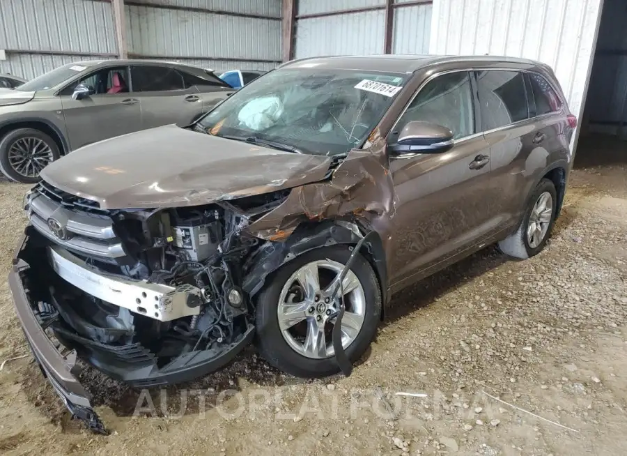 TOYOTA HIGHLANDER 2018 vin 5TDYZRFH5JS239133 from auto auction Copart