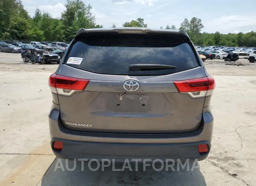 TOYOTA HIGHLANDER 2019 vin 5TDZARFH3KS057234 from auto auction Copart