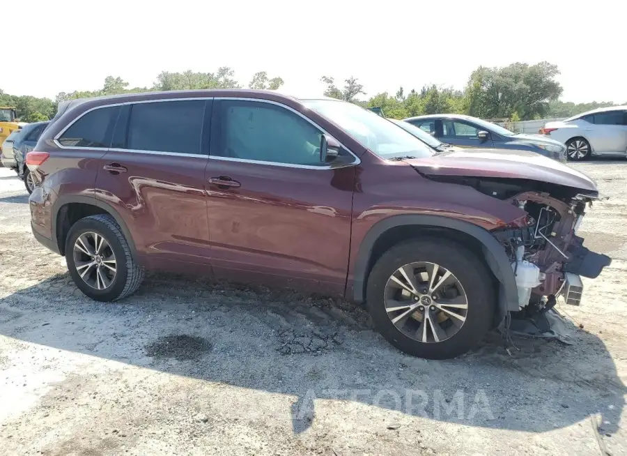 TOYOTA HIGHLANDER 2018 vin 5TDZZRFH8JS257078 from auto auction Copart