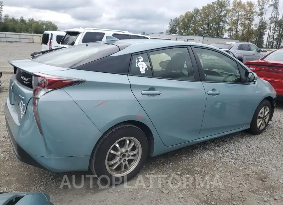 TOYOTA PRIUS 2016 vin JTDKBRFU2G3003105 from auto auction Copart