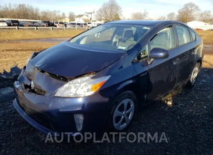 TOYOTA PRIUS 2015 vin JTDKN3DU3F1919017 from auto auction Copart