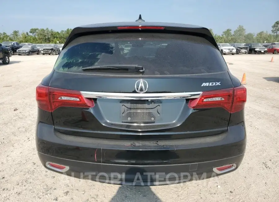 ACURA MDX TECHNO 2016 vin 5FRYD3H43GB005607 from auto auction Copart