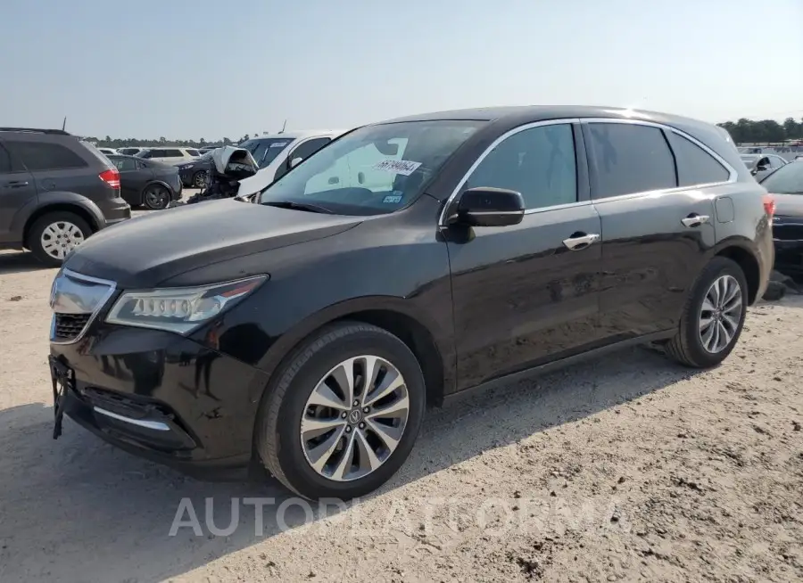 ACURA MDX TECHNO 2016 vin 5FRYD3H43GB005607 from auto auction Copart