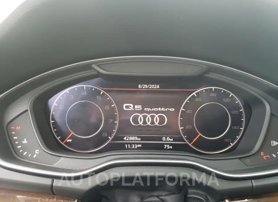 AUDI Q5 PREMIUM 2019 vin WA1BNAFY9K2091963 from auto auction Copart