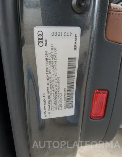 AUDI A5 PREMIUM 2023 vin WAUFACF53PA026752 from auto auction Copart