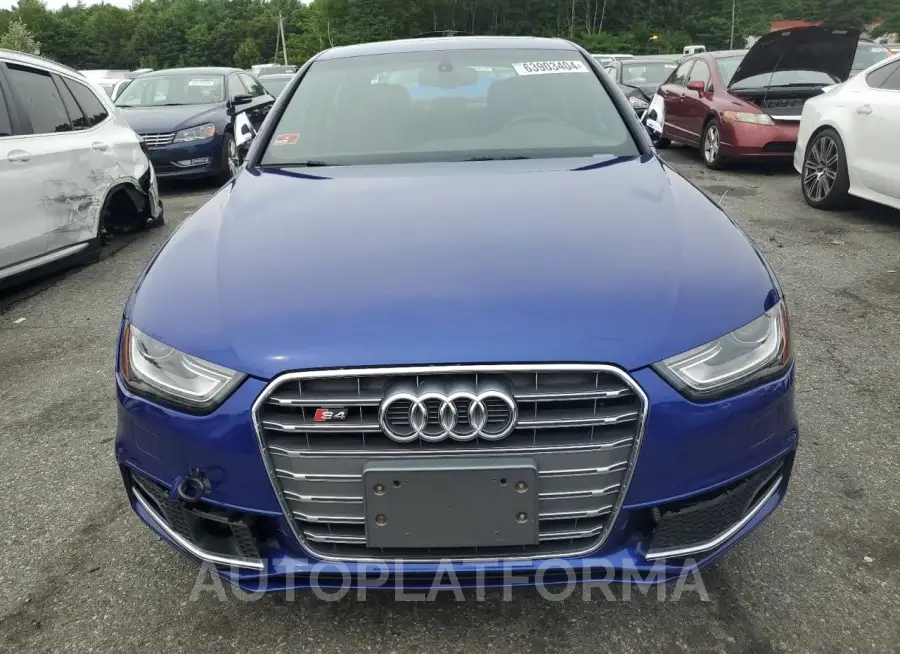 AUDI S4 PRESTIG 2015 vin WAUKGBFL4FA026036 from auto auction Copart