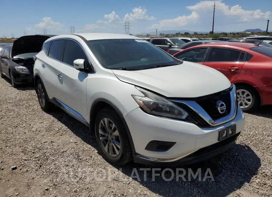 NISSAN MURANO S 2018 vin 5N1AZ2MG7JN111366 from auto auction Copart