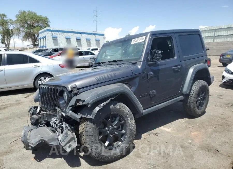 JEEP WRANGLER S 2020 vin 1C4GJXAN5LW350370 from auto auction Copart