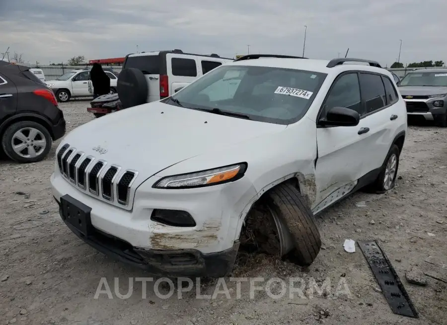 JEEP CHEROKEE S 2016 vin 1C4PJMAB6GW204148 from auto auction Copart