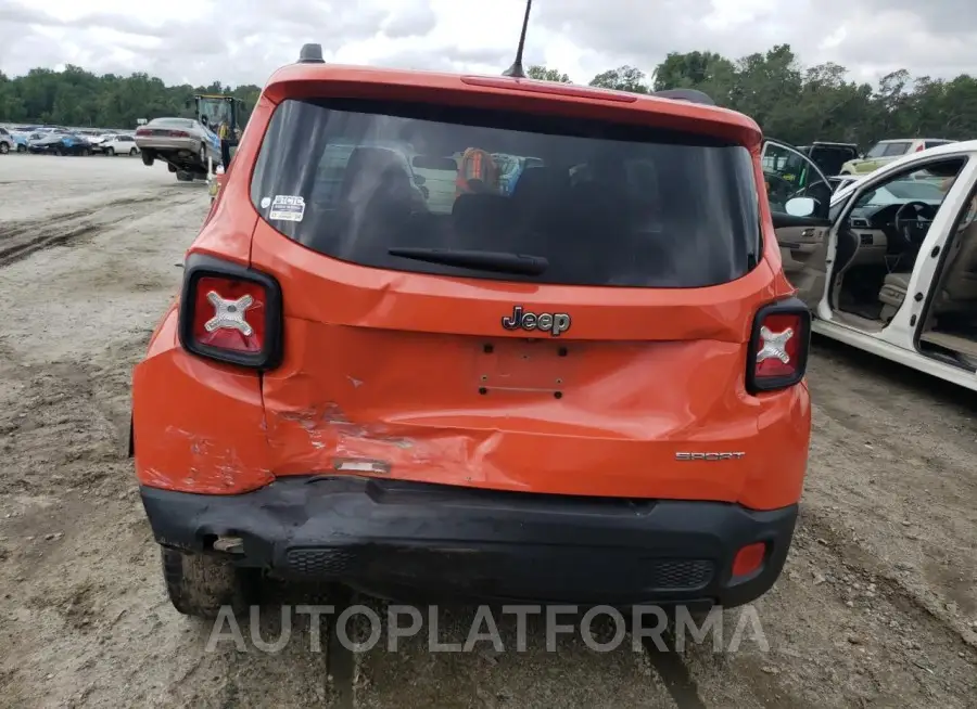 JEEP RENEGADE S 2017 vin ZACCJAAB7HPF24624 from auto auction Copart