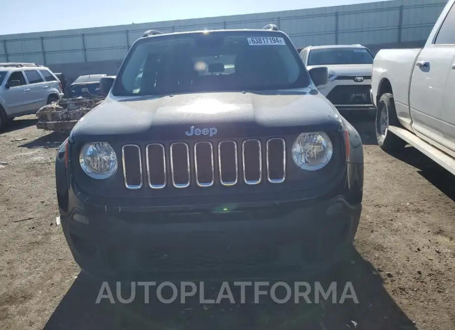 JEEP RENEGADE S 2017 vin ZACCJAAH2HPF75596 from auto auction Copart