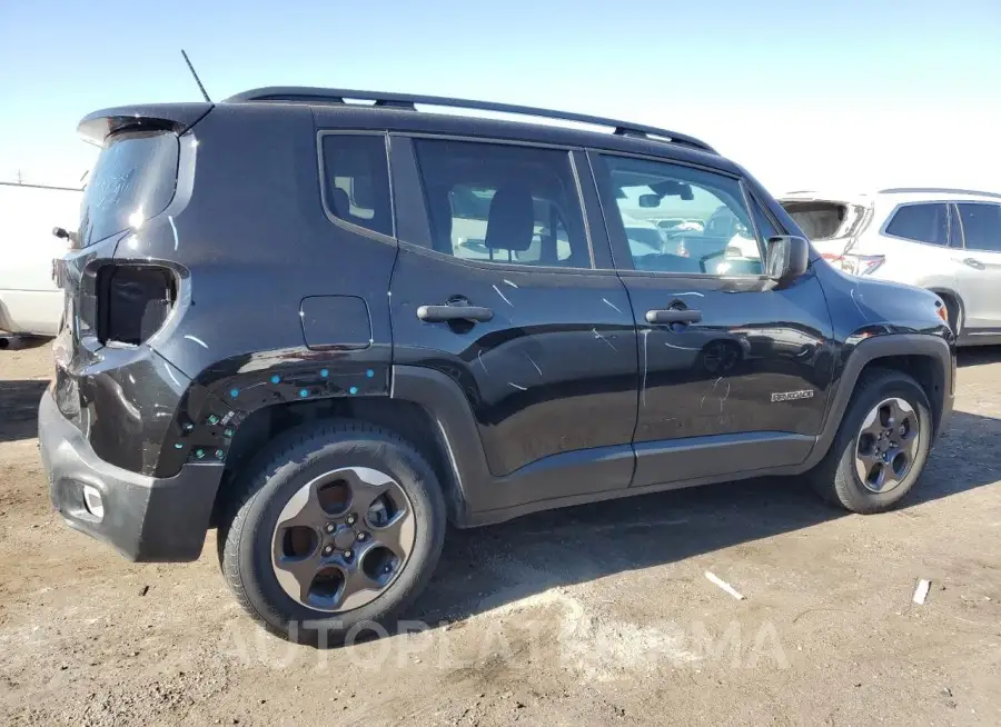 JEEP RENEGADE S 2017 vin ZACCJAAH2HPF75596 from auto auction Copart