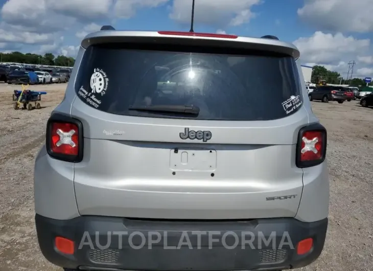 JEEP RENEGADE S 2016 vin ZACCJAAT1GPE07113 from auto auction Copart