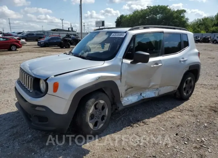 JEEP RENEGADE S 2016 vin ZACCJAAT1GPE07113 from auto auction Copart