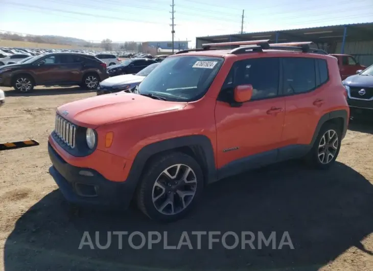 JEEP RENEGADE L 2016 vin ZACCJABT8GPD62153 from auto auction Copart