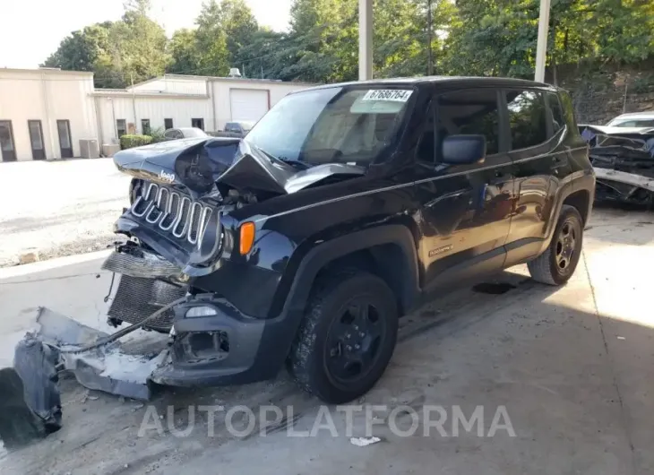 JEEP RENEGADE S 2018 vin ZACCJBAB4JPH85396 from auto auction Copart