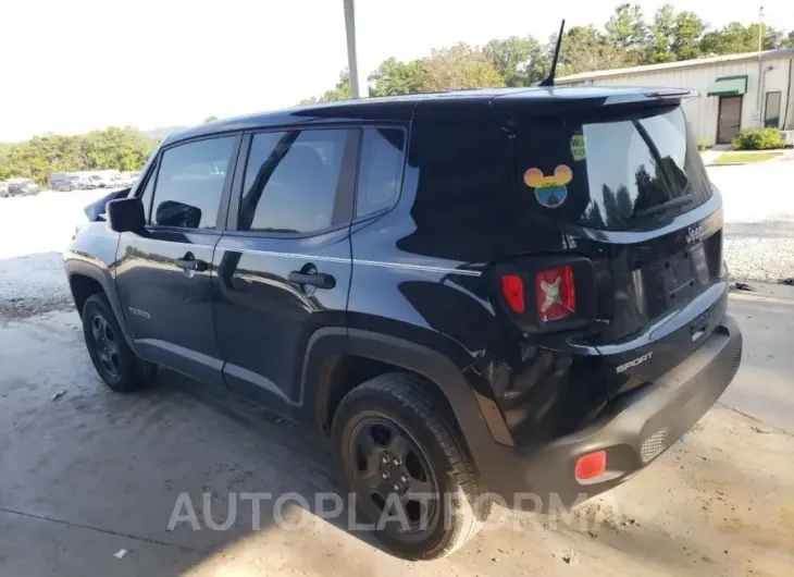 JEEP RENEGADE S 2018 vin ZACCJBAB4JPH85396 from auto auction Copart