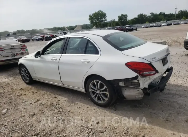 MERCEDES-BENZ C 300 2016 vin 55SWF4JBXGU157545 from auto auction Copart