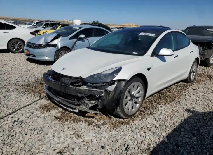 TESLA MODEL 3 2023 vin 5YJ3E1EA2PF460228 from auto auction Copart