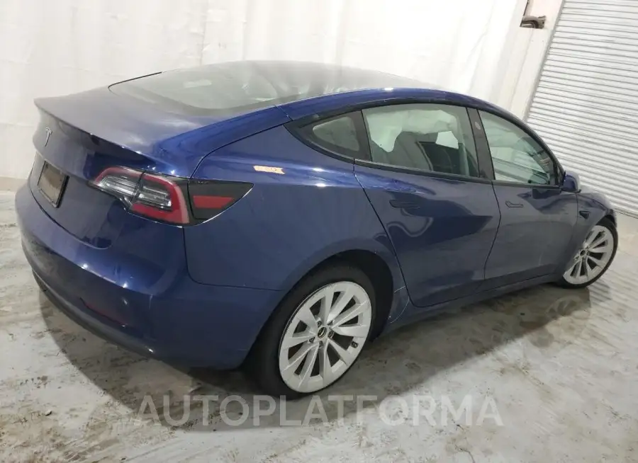 TESLA MODEL 3 2022 vin 5YJ3E1EA3NF370468 from auto auction Copart