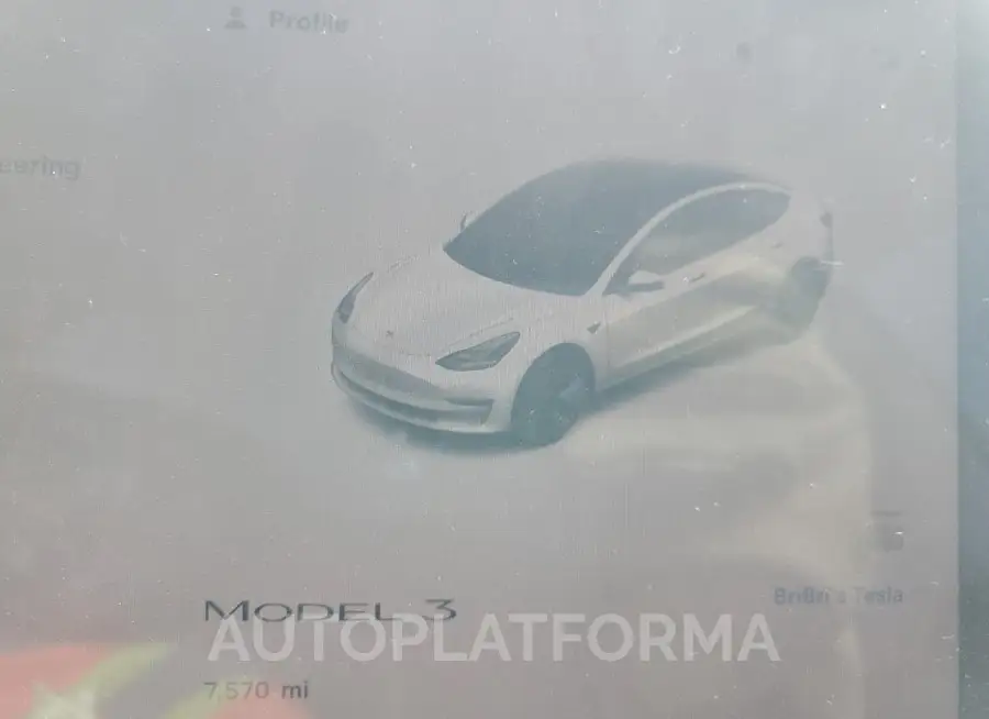 TESLA MODEL 3 2023 vin 5YJ3E1EA5PF627441 from auto auction Copart