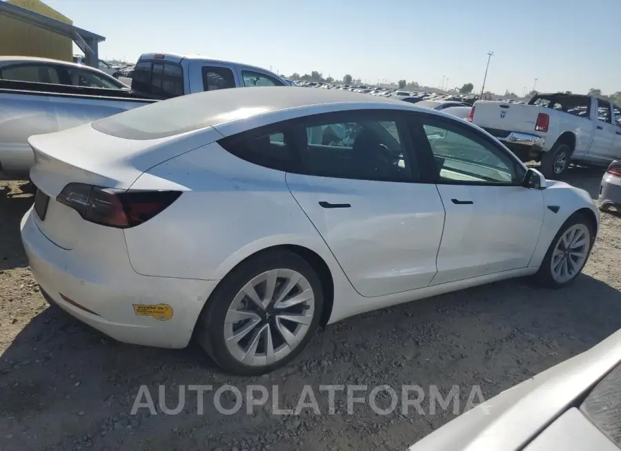 TESLA MODEL 3 2021 vin 5YJ3E1EA7MF089627 from auto auction Copart