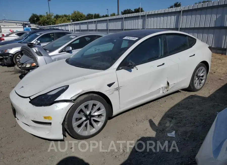 TESLA MODEL 3 2021 vin 5YJ3E1EA7MF089627 from auto auction Copart